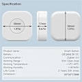 Miniatyrbilde 4 av 5: Tuya Zigbee Trådløs Minibryter En-knapps Trykknappkontroll Scene Smart Fjernkontroll Hjem Aut