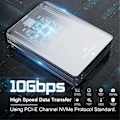 Pikkukuva 3 / 5: 2 in 1 CFexpress Type B SD-kortinlukija CFexpress-lukija USB 3.2 10Gbps Kaksiporttinen USB C - USB C -liitännällä