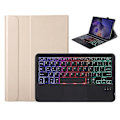 Miniatyrbillede 3 af 5: Bluetooth-kompatibelt Tastatur Etui Baggrundsbelyst Tastatur Etui med Touchpad til Samsung Tab A8 2021 SM-X205/X200