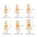 Miniatyrbillede 5 af 5: Justerbar Fingerskinne, 1 Stykke, Fingerbeskyttelse, Arthritis, Ledskader, Smertelindring