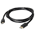 Miniatyrbillede 1 af 5: 1,8 m DisplayPort DP Han til HDMI-kompatibel Han Konverteringskabel til PC HDTV DV Tablet