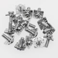 Miniatyrbilde 4 av 4: 32 stk. firkantede terminalskruer M3 terminalblokkskruer med 8x8mm firkant