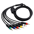 Miniatyrbillede 1 af 5: RGB/RGBS Kabel til N64 SFC SNES Videokonsoller Kompositkabel Stærk Stabilitet Uden BNC Adapter