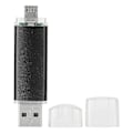 Miniatyrbilde 3 av 5: USB Flash Drive OTG Minnebrikke 2 i 1 Micro Thumb U Disk Telefonlagring 128GB YEMMA