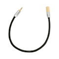 Miniatyrbillede 4 af 5: 3,5 mm han til Mini XLR 3-pin kabel Professionel forgyldt 3,5 mm til Mini XLR adapter til mikrofonmixer kamera