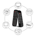 Miniatyrbild 3 av 5: Q40 Röstfjärrkontroll 2.4G Trådlöst Tangentbord Luftmus IR-inlärning Mikro-Gyro Bakgrundsbelyst för Android TV-box