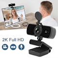 Miniatyrbilde 4 av 5: Webkamera med mikrofon, direktesending, USB-datamaskinkamera, HD-tilbehør 2K 1440PPC-05 YEMMA