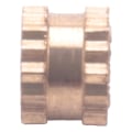 Pikkukuva 3 / 5: M3 X 3mm X 4mm Messinkiset Kierteitetyt Pähkinät, Uritettu Pinta (500 kpl)