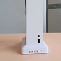 Pikkukuva 5 / 5: Jäähdytystuuletin, hyvä kovuus, korkea hyötysuhde, ABS-peliohjaimen pystysuora teline Xbox Series S:lle