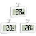 Miniatyrbillede 1 af 5: 3X Køleskabstermometer Digitalt Termometer Fryser Termometer Køleskab Rum Vandtæt Fryser Termometer med LCD-Display, 2024 Ping