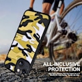 Miniatyrbilde 4 av 4: bavurmak Klf iPhone 13 Pro, Kamuflasje Ultra Myk Slitesterk TPU Bumper Trendy Anti-Blending Deksel iPhone 13 Pro - Grønn