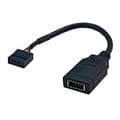 Pikkukuva 1 / 5: USB 9PIN - Type-C Etupaneelikaapeli USB 9PIN - TYPE-E KEY-A Adapterikaapeli USB Etupaneeliadapterikaapeli