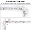 Miniatyrbilde 5 av 5: L-formet hurtigkobling [12 stk] for LED-stripelyskobling