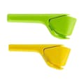 Lemon Fluicer, 2 st. Easy Press manuell handpress för citron, press som kan fällas ihop helt platt