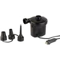 Elektrisk däckpump med 12V-laddare - 3 munstycken - 75W - Flödeshastighet 192L/min