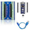 Miniatyrbild 1 av 5: Nano I/O Shield Expansionskort Kompatibelt med för + Nano 3.0 med CH340 Chip för Kit DIY