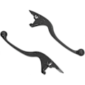Miniatyrbillede 3 af 5: Brems Håndtag Håndtag Aluminium Legering Sort Udskiftning Til Motorcykel Knallert Atvblack2stk)