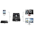 Miniatyrbilde 3 av 3: Scart Til Hdmi Adapter 1080p Video Audio Konverter USB Kabel For TV DVD