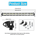 Miniatyrbilde 1 av 5: LED Lyslist Spot Flood Combo Beam Slank Enkelt Rad LED Kjørelys Offroad Lys LED Arbeidslys