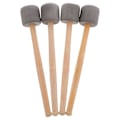 Miniatyrbillede 1 af 5: 4 stk. Basstromme-Hammer Pinde Hammer Skumhoved Trommehammer Til Marcherende Band Percussion