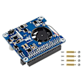 Miniatyrbilde 1 av 5: POE HAT (C) for 4B/3B+, Power Over Ethernet HAT, Støtter IEEE 802.3Af/At-kompatibelt nettverk