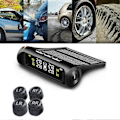 Miniatyrbild 4 av 5: TPMS-monitor Trådlös Solenergi ABS Professionell Billarmsäkerhet Däcktryckskontrollsystem för Motorcykel