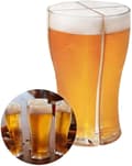 4-i-1 Öl Glas Mugg Set Super Schooner Kopp Separerbar 4 Delar Ölkopp Stein Partymugg