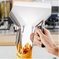 Förtjockad pommes frites-spatel, popcornspatel i rostfritt stål, matförpackningsspatel-ZZY