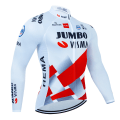 Miniatyrbild 1 av 5: 2023 JUMBO Långärmad Cykeltröja Set haklapp Byxor Ropa Ciclismo Cykelkläder MTB Cykeltröja Höstuniform Herrkläder Jersey 4XL