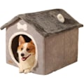 Miniatyrbillede 1 af 5: Indendørs Hundehus - Foldbart Lukket Hundehus Kennel | Let At Samle Hundehus Til Små Hunde, K