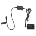 Miniatyrbillede 1 af 5: Type-C til DR E17 Dummy Batteri til Kamera Strømadapter M3 M5 M6 M6 Mark ii