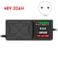 Miniatyrbillede 2 af 5: 48V 20AH Elektrisk Køretøjsoplader 7 Lysdisplay Strømdsiplay Strømlækagebeskyttelse/Fuld Pul