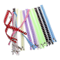 Miniatyrbild 1 av 2: 20 st Spetsdragkedjor Vackra Nylon Blomspets Dragkedjor För Klädsömnadshantverk (blandade färger, 30cm)