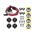 Miniatyrbild 4 av 5: 4st LED-lampor Kit Strålkastare Spotlight För Axial Scx10 Wraith Rr10 Trx4 Trx6 1/10 Rc Crawler Bil