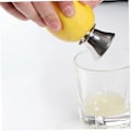 Miniatyrbillede 4 af 5: Citronpresser, Praktisk Rustfrit Stål Appelsin Lime Citron Boremaskine Manuel Håndholdt Citrusfrugtpresser Sølv Køkkenredskaber