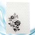 Miniatyrbillede 4 af 5: Prægefolder i plastik, prægeskabeloner, blomster udstansningsforme, skærestempler til kortfremstilling, prægning af papirhåndværk
