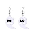 Miniatyrbillede 1 af 5: Ghost Øreringe Ghost Dingle Øreringe Søde Ghost Gaver Ghost Smykker Halloween Tema Øreringe Halloween Gaver uu