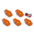 Pikkukuva 2 / 5: 5 kpl Cab Marker -valot, keltainen linssi, LED-kattovalot, Cab-kattovalot