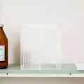 Miniatyrbild 3 av 5: Väggmonterad Mask Handske Organiserare Akryl Förvaringslåda Dispenser Hållare Lab Glasögon Väskor Fodral Tillbehör Handskar Behållare
