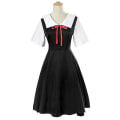 Pikkukuva 2 / 3: Nopea toimitus Anime Kaguya-sama Fujiwara Chika Cosplay-asut Naisten Halloween Anime-asu Without wig S