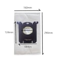 Miniatyrbild 2 av 5: 10-pack Ersättningsdammsugarpåsar Kompatibla för S Bag Classic El200f El8500 Dammsugare A (trassel)