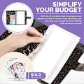 Miniatyrbillede 3 af 5: Star A6 Binder Lomme, Til Budgettering, Binder Lomme Kontant Kuvertpung, Budgetplanlægnings Notesblok