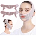 Miniatyrbild 1 av 5: Skönhetsmask för ansiktsformning under sömn, återanvändbara V-linjeformande masker, V-linje lyftmask för ansiktsbantning - Dubbelhakreducerare