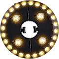 Pikkukuva 1 / 5: Lämmin valkoinen terassivarjon valo, 3 kirkkaustilaa, johdoton, 28 LED-valoa 200 lumenilla, toimii 4 x AA-paristoilla, varjon valaisin terassivarjoon
