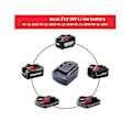 Miniatyrbilde 1 av 5: Batteriadapter for 18V batterikonvertering til 20V 6-pinners litiumbatteriverktøykonverter