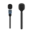 Miniatyrbillede 1 af 5: 2-pak Interview Mikrofon Håndholdt Adapter til DJI Mic 1/2 til Rode Wireless Go/GoII/Relacart/Trådløs Sender