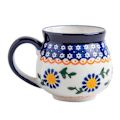 Pikkukuva 2 / 4: Luova keraaminen muki, esteettiset mukit, kaunis kahvimuki, koti- ja toimistokäyttöön, vesikuppi 14X8X9CM 1 kpl