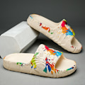 Miniatyrbild 1 av 5: Tofflor herr ytterkläder sommar sport kokos stepping bajs känsla halkfri mjuk sula flipflops utomhus strand tjock sula sandal beige 41-42
