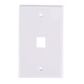 Pikkukuva 2 / 5: 4x Cat6 Ethernet-seinälevypistoke 1 portti RJ45 Verkko Naaras-Naaras Seinäkytkentäliitäntälevy Whi