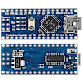 Pikkukuva 3 / 5: 4 kpl ATmega328P Nano -kortti CH340 5V 16M Mikro-mikrokontrollerikortti PIN-liittimillä, juottamattomat